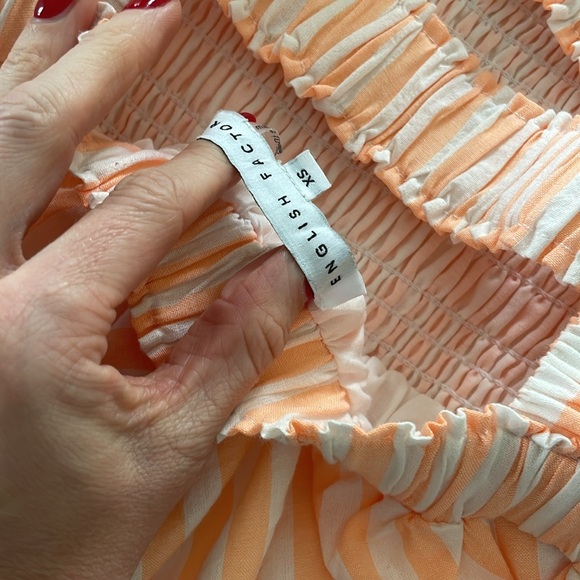 English Factory Smocked Midi Dress - Picture 8 of 9